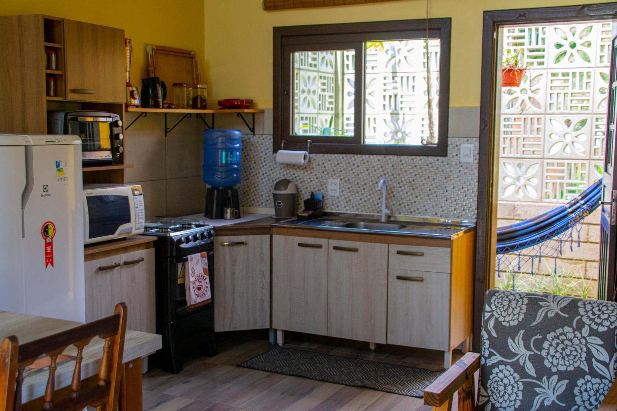 A Casa Amarela - Conforto E Tranquilidade Proximo Ao Mar Balneario Gaivota Buitenkant foto